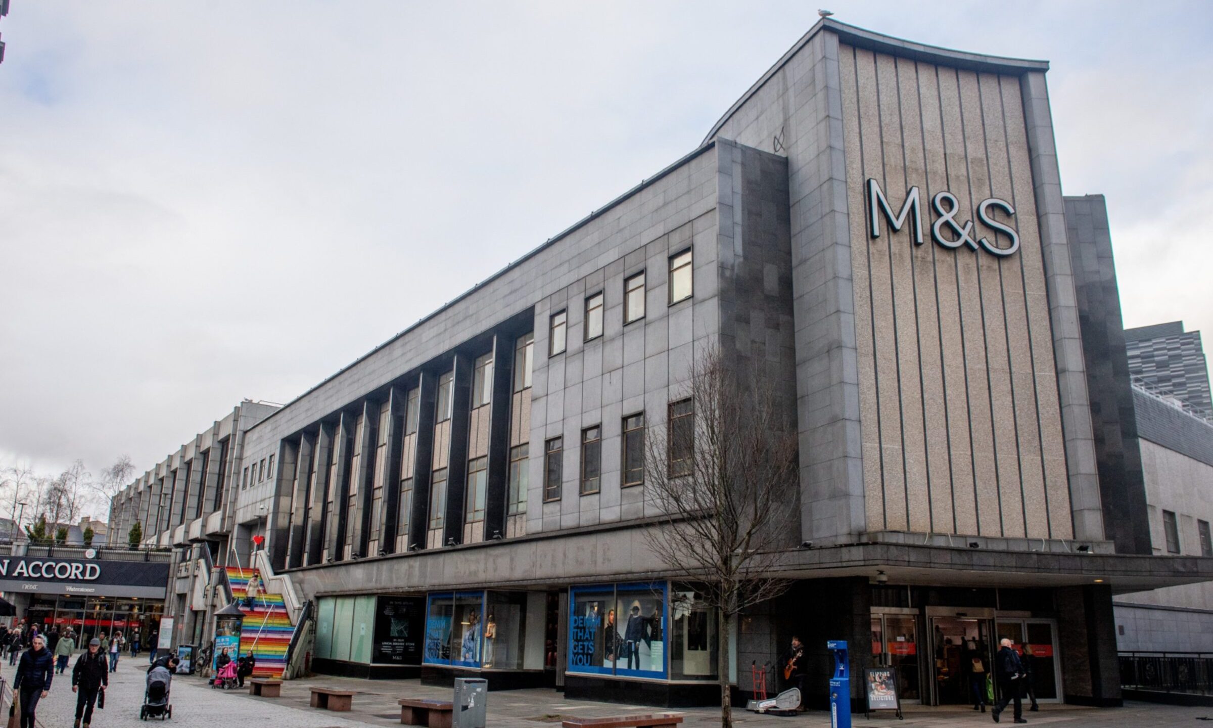 M&S flagship store in Aberdeen city centre.