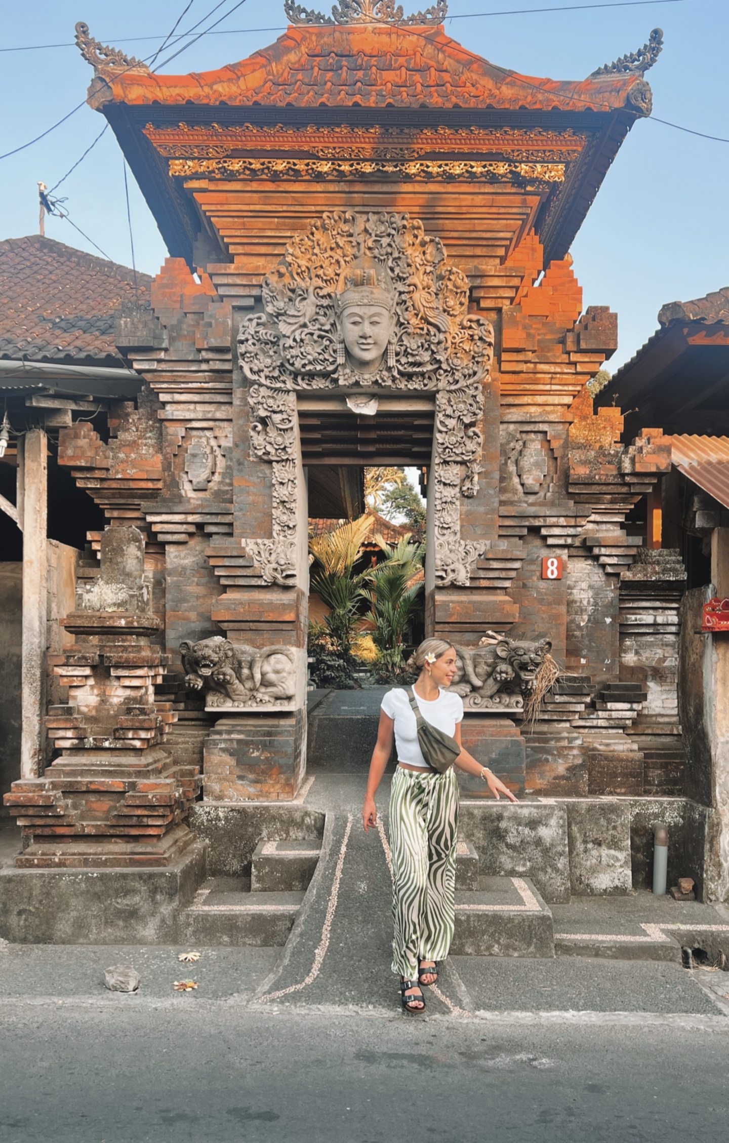 Lauren during her trip to Bali.