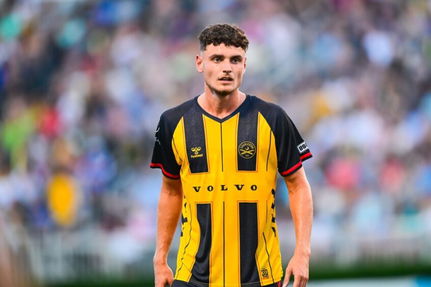 Dante Polvara during his time with Charleston Battery in 2023. 