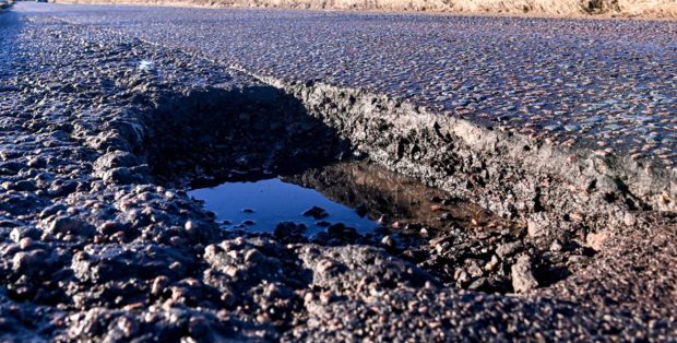 Potholes can be a serious problem for drivers in Scotland. Image: Darrell Benns/DC Thomson