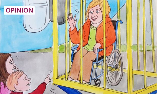 Boarding a plane in a wheelchair is an interesting experience. Image: Helen Hepburn