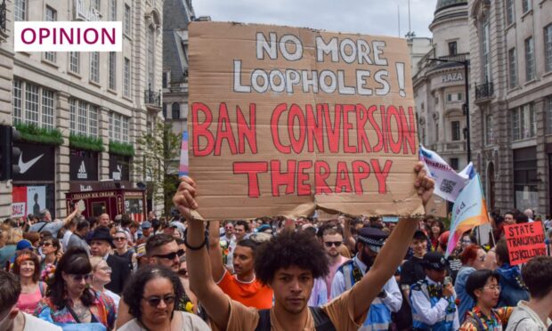 The Scottish Government is currently asking for public input on proposals to ban conversion therapy. Image: Vuk Valcic/SOPA Images/Shutterstock