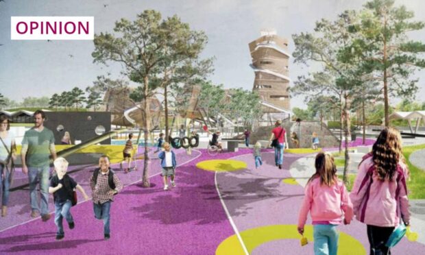 One of several recent proposed plans for the future of Aberdeen beach. Image: Aberdeen City Council