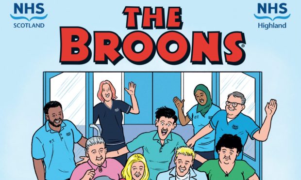 It is hoped the familiar faces of The Broons will make information more accessible. Image: DC Thomson