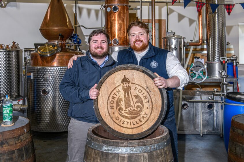 Struan Mackie and Alex MacDonald, of North Point Distillery. 
