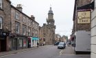 View looking down Forres High Street.