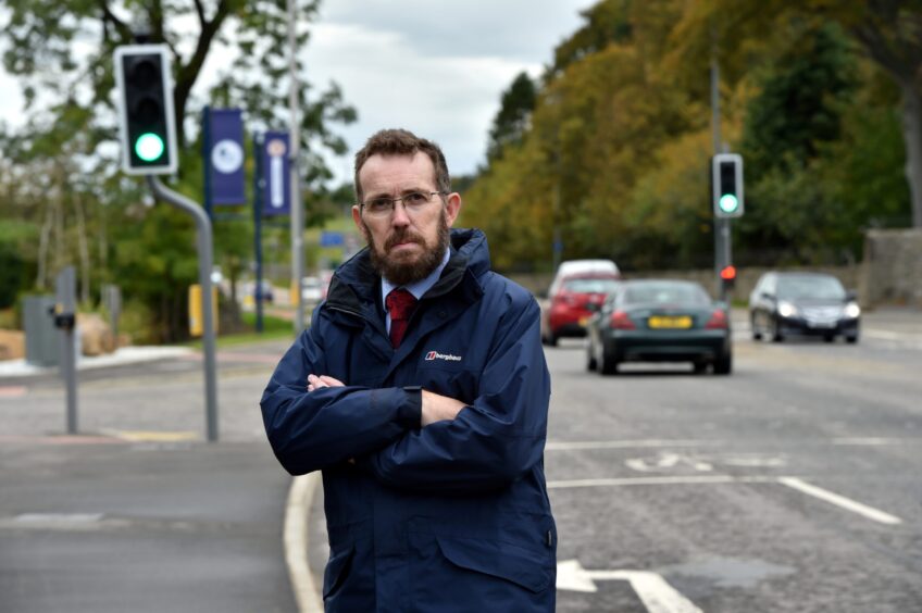 Licensing committee vice-convener Steve Delaney did not think William Cameron was a "fit and proper" person to be a taxi driver in Aberdeen. Image: Kenny Elrick/DC Thomson