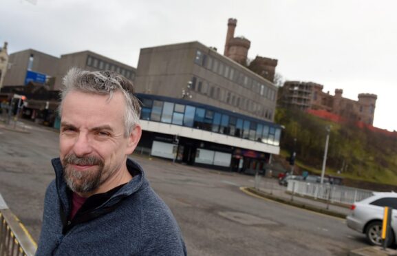 Architect Calum Maclean doesn't want to see the Bridge Street buildings demolished. Image: Sandy McCook/DC Thomson