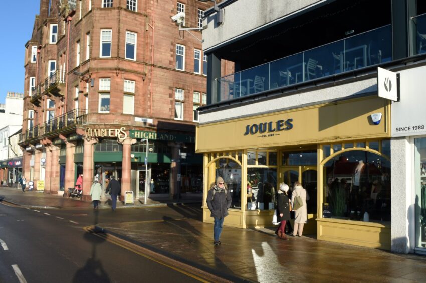 Joules clothing store in Oban. 