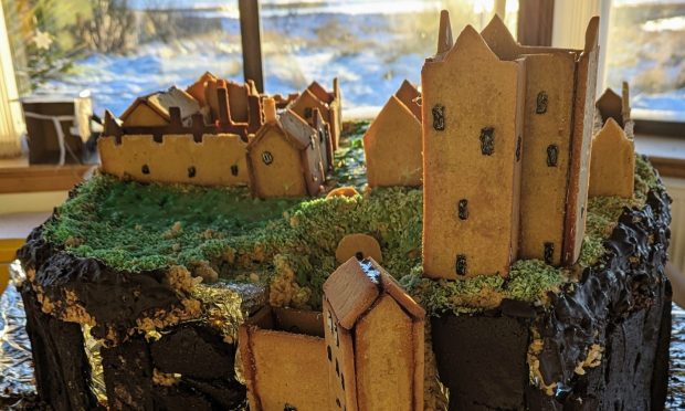 Dunnottar Castle gingerbread. Image: Eve Mosher