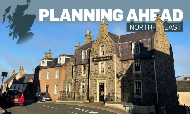 Fresh plans to turn Portsoy’s Boyne Hotel into homes and Aberdeen offshore HQ to become three flats
