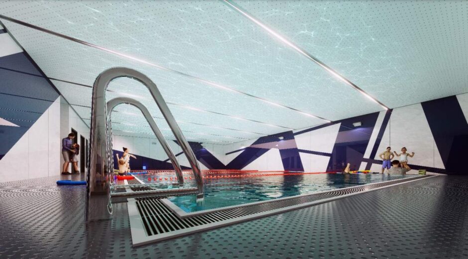 Swimming pool proposed by Aberdeen Swim Academy.