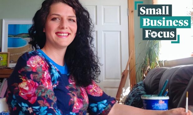Shetland businesswowan Sarah Kay has blooming good garden