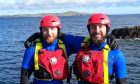 Adam Tait and Michael Arthur run the coasteering business together. Image: Sea Shetland