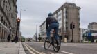 City planners have drawn up plans for a segregated bike lane around Guild Street and Market Street. Image: Alastair Gossip/DC Thomson