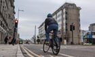 City planners have drawn up plans for a segregated bike lane around Guild Street and Market Street. Image: Alastair Gossip/DC Thomson