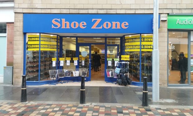 The Shoe Zone store in Inverness will close soon. Image: Alberto Lejarraga/DC Thomson