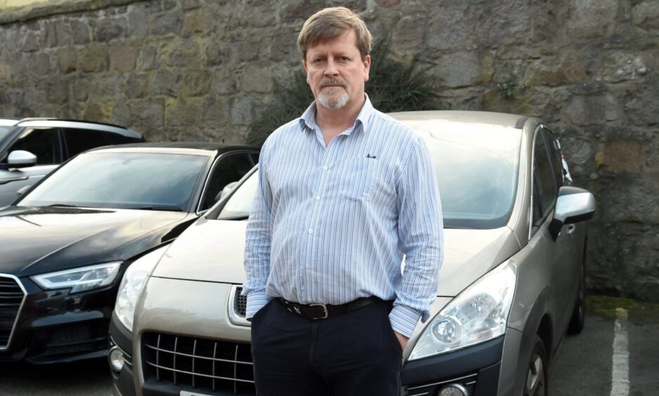 Solicitor Alasdair Taylor urged Aberdeen City Council's licensing committee to consider William Cameron's licence to be a taxi driver. Image: Jim Irvine/DC Thomson
