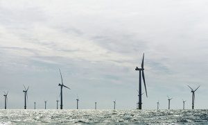 Offshore wind farm.