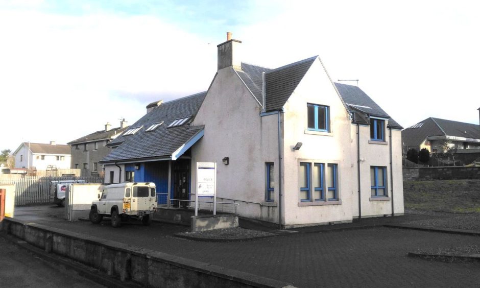 This former police station in Lairg is being auctioned off.