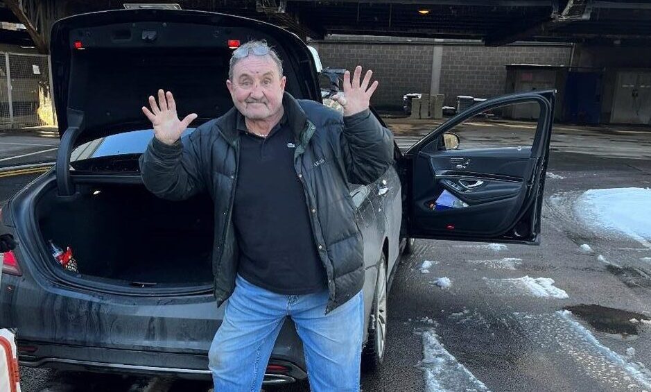 Billy McKenzie "definitely in jeans" after the taxi driver's row with a passenger at Aberdeen railway station. Image: Aberdeen City Council