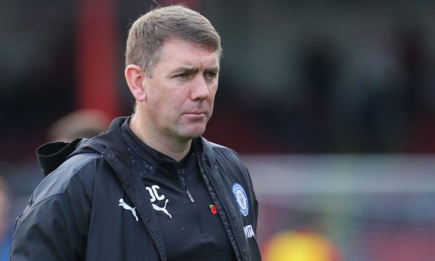 Stockport County manager Dave Challinor. Image: Shutterstock