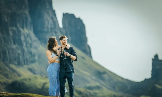 Josh Flax proposed to and Charlie Gothelf in Skye