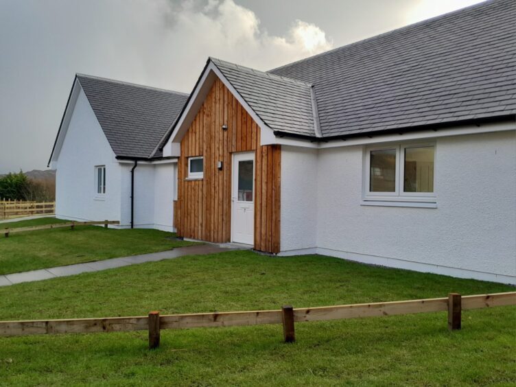 Pictured: Creag Mhor Gardens, Arisaig. Part of an affordable housing scheme implemented by the ACT.