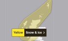 Met Office issue a warning of snow for the north of Scotland