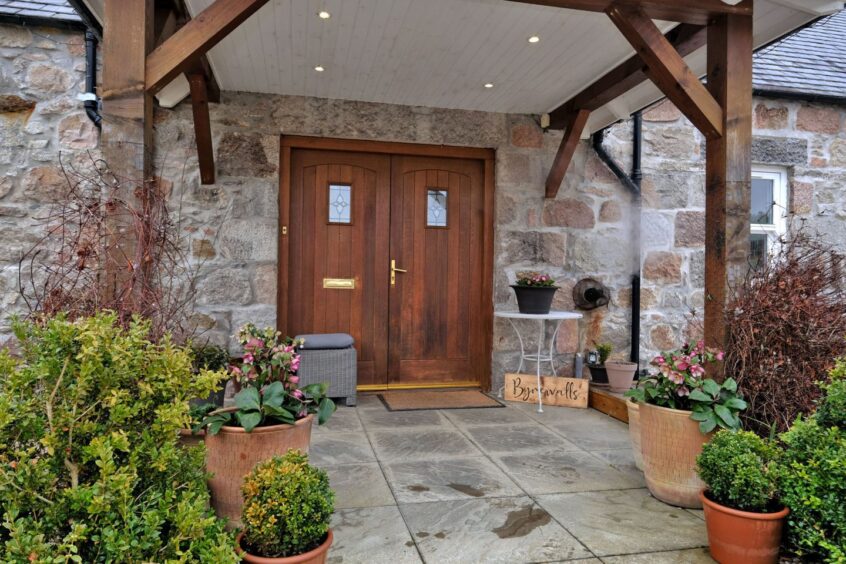 Front entrance of the property near Aboyne