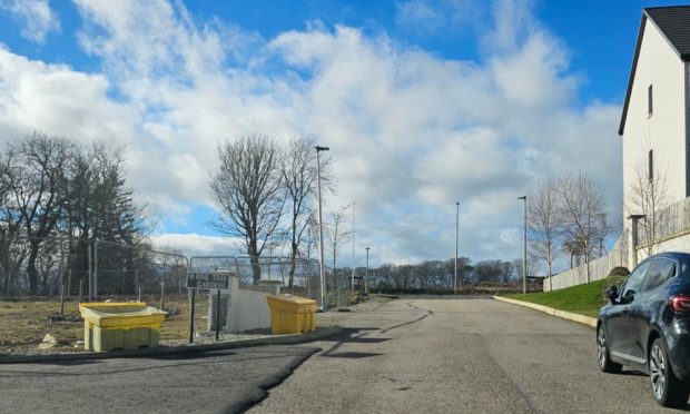 Picture displays untarred road. Hillcrest residents in Countesswells say they have been forgotten. Image: Steven Brandie