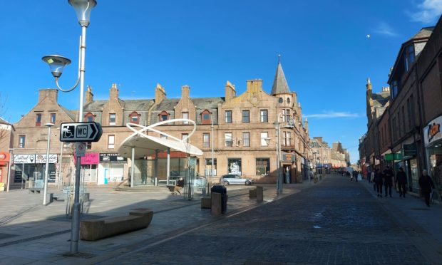 Peterhead town centre. Image: DC Thomson.