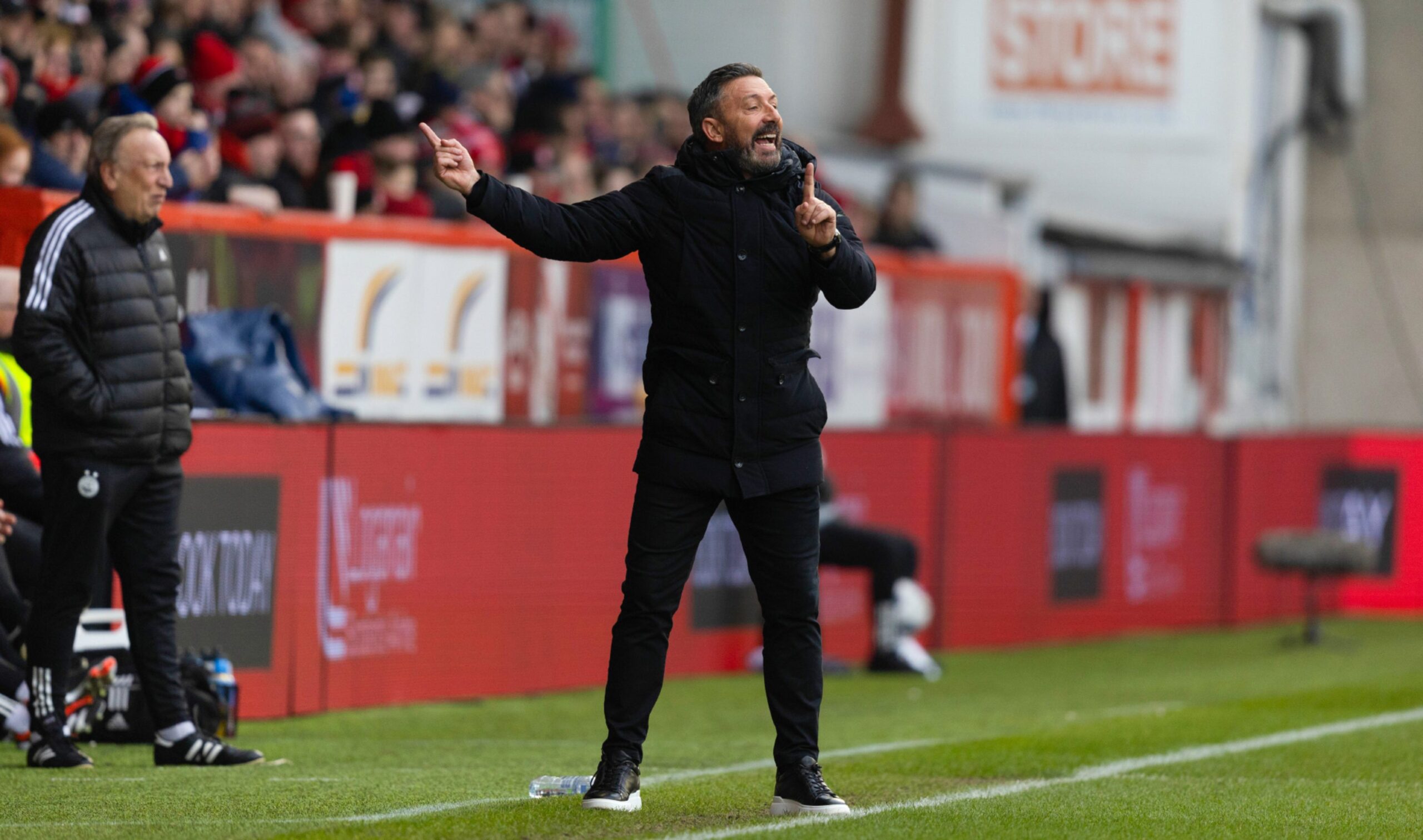  Kilmarnock manager Derek McInnes during a Scottish Cup Quarter Final match against Aberdeen at Pittodrie, on March 9, 2024. Image: SNS 