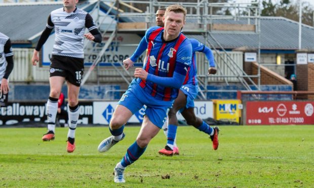 Inverness forward Billy Mckay wheels away after scoring from the spot in the 2-1 defeat by Ayr United.