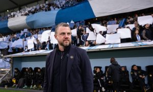 Elfsborg's manager Jimmy Thelin before an Allsvenskan match against Malmö FF and Elfsborg on 12 November 2023 in Malmö.

Image: Petter Arvidson/Alamy 

DO NOT USE AFTER - 15 Mar 2026