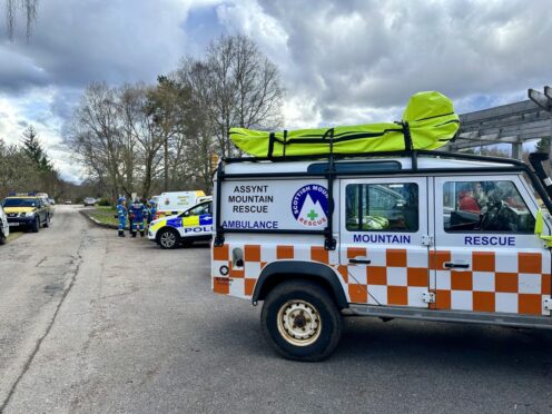 Assynt Mountain Rescue Team were also part of Saturday's search. Image: Assynt Mountain Rescue Team