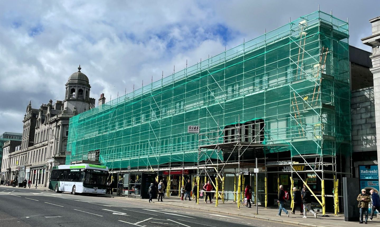 The new council flats in the heart of Union Street.