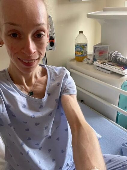 Ailsa Gardiner in hospital