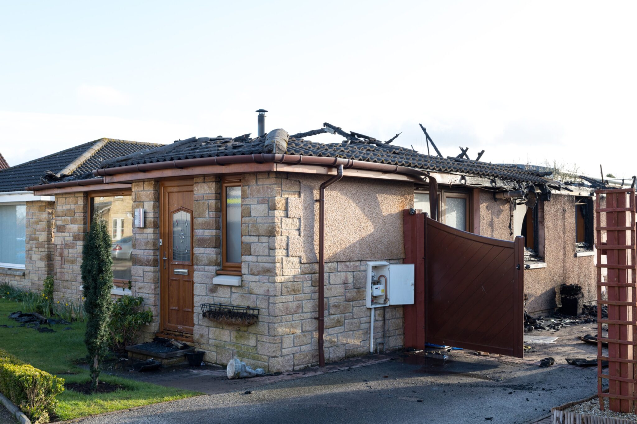 Firefighters extinguish house fire in Newmachar