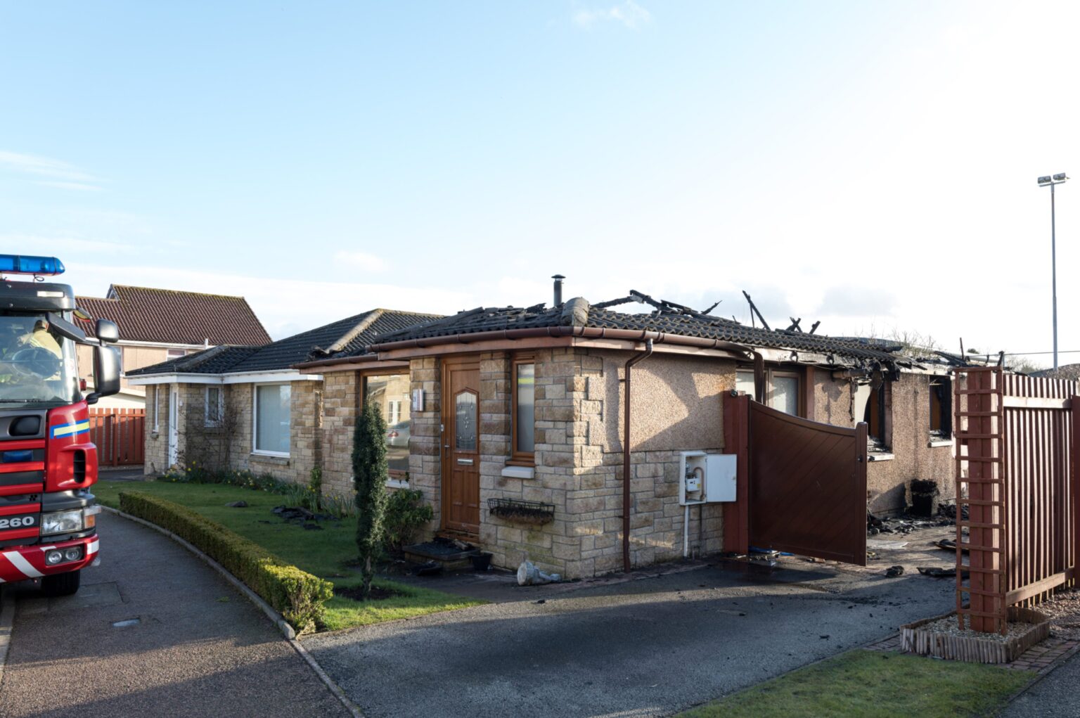 Firefighters extinguish house fire in Newmachar