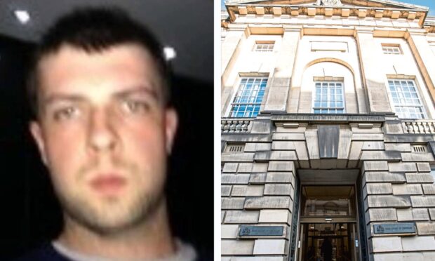 Callum Gordon was locked up for 12 years at the High Court in Edinburgh. Images: Facebook/DC Thomson