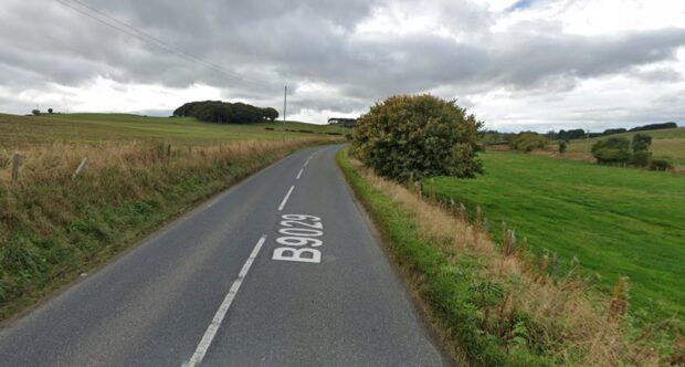 The crash occurred on the B9029 between Maud and Old Deer. Image: Google Maps.