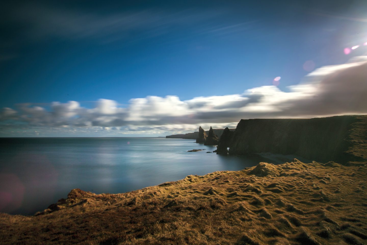 Duncansby Head in Caithness, Scotland.