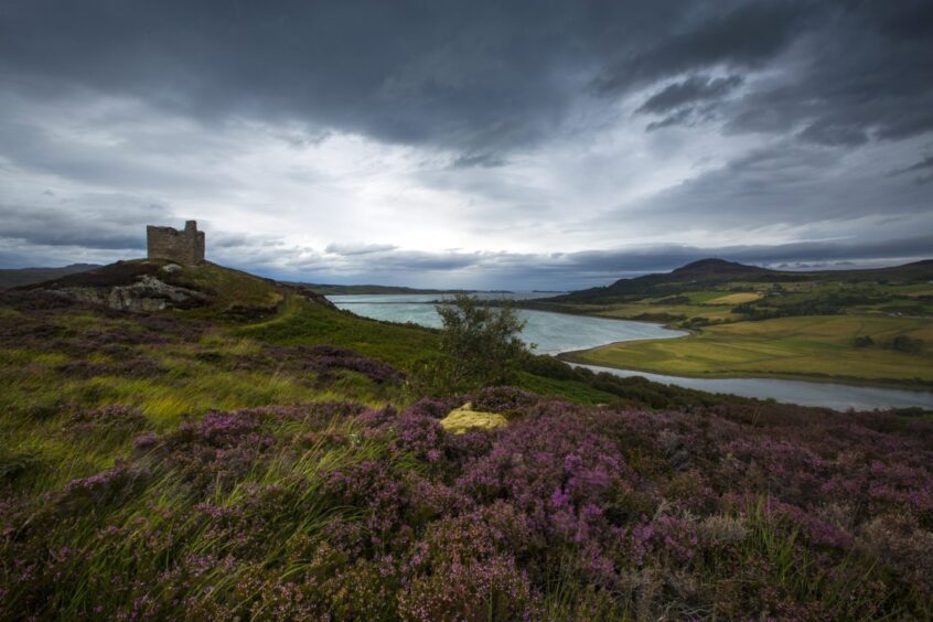 Castle Varrich in Caithness, Scotland.