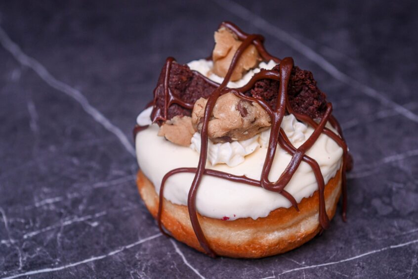 The Cookie$$$ doughnut from Totally Dough in Aberdeen.