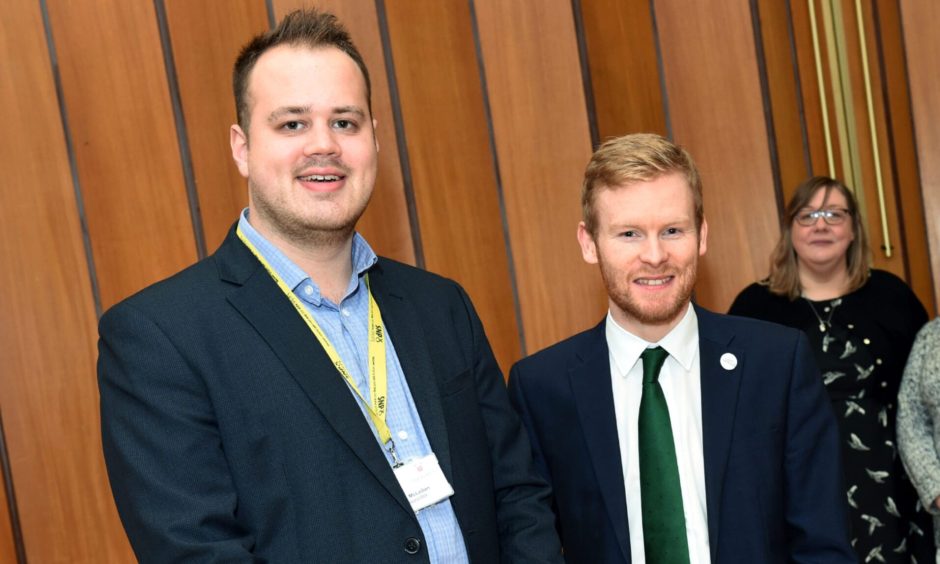 Finance convener Alex McLellan revealed fellow Tillydrone, Old Aberdeen and Seaton councillor Ross Grant's day job was being axed during his budget speech. Image: Darrell Benns/DC Thomson