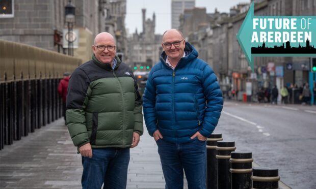 Our Union Street bosses Bob Keiller and Derrick Thomson.