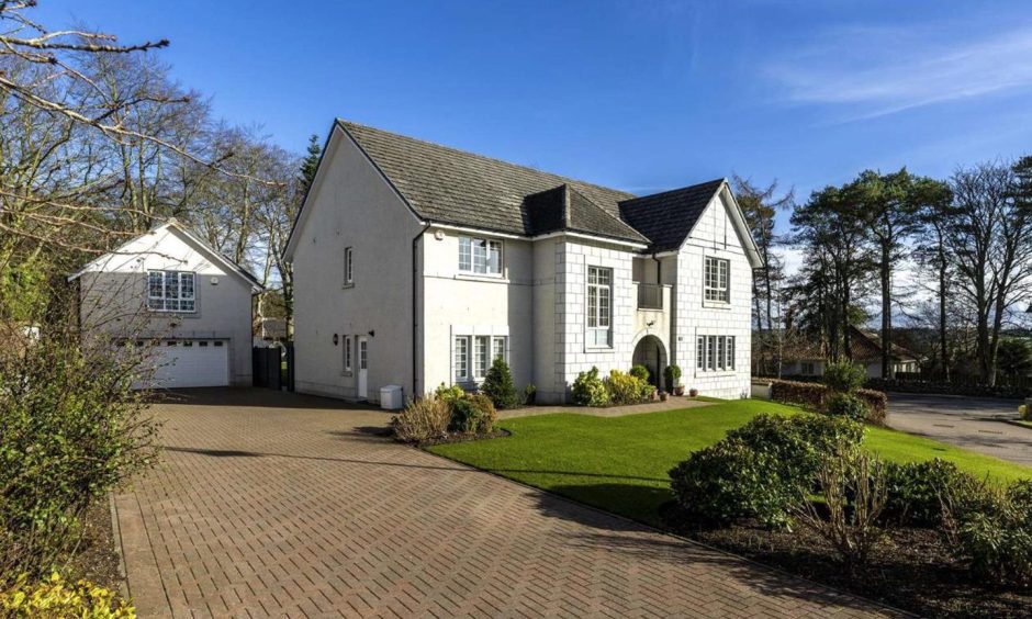 Friarsfield Way home in Aberdeen is on sale by Savills.