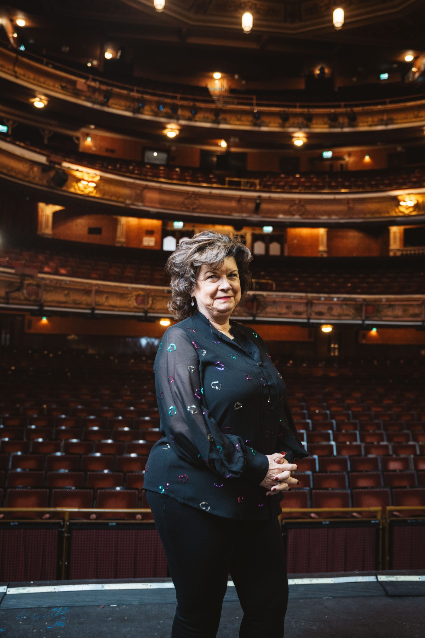 Elaine C Smith at His Majesty's Theatre in Aberdeen. 