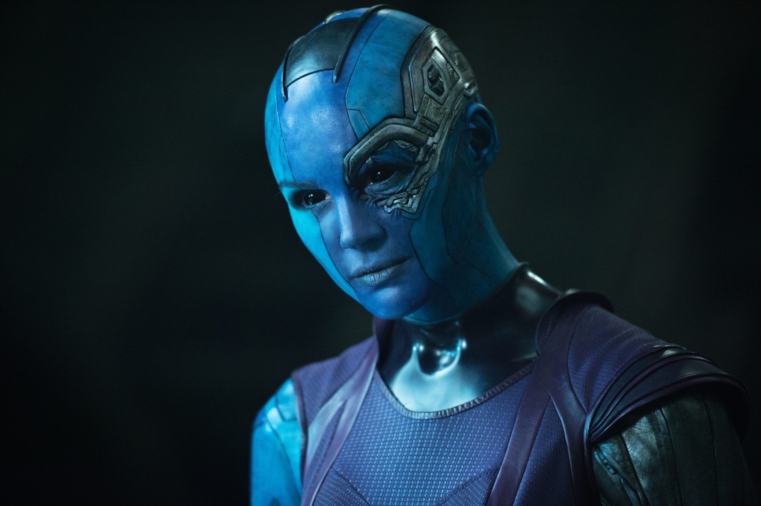 Karen Gillan as Nebula in Guardians of the Galaxy.
